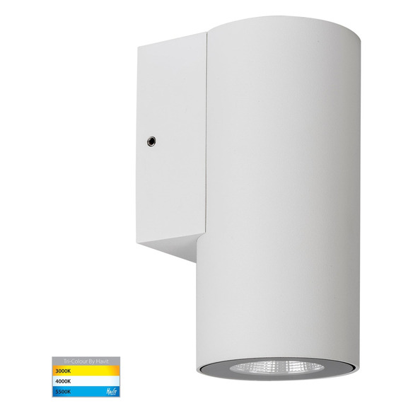 HV3625T-WHT - HV3625T-White- Aries 316 Stainless Steel White Down LED Wall Light