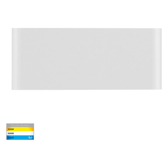 HV3653T-WHT-240V - HV3653T-White - Lisse White Up & Down LED Wall Light