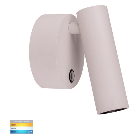 HV3689T-WHT - HV3689T-White - Lesen White Single Adjustable Wall Light
