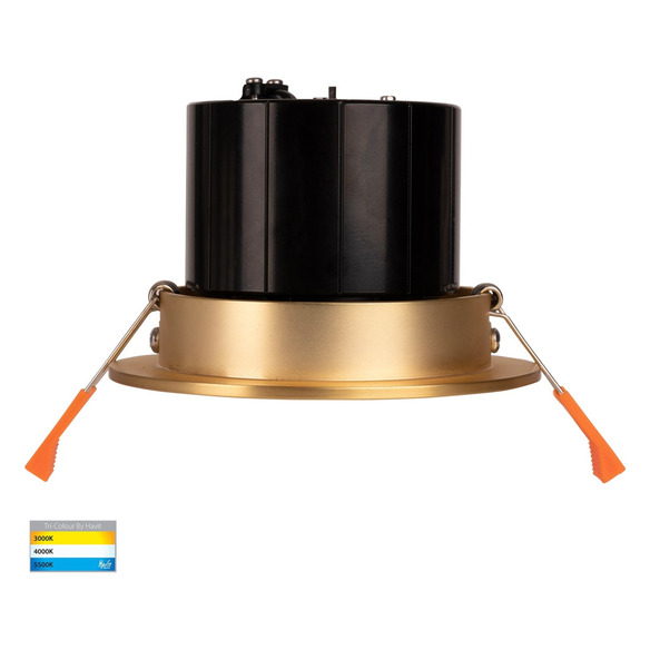 HV5512T-BR - Prime Brass Coloured Tilt LED HV5512T-BR