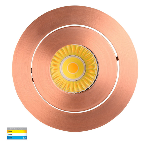 HV5512T-CP - Prime Copper Coloured Tilt LED HV5512T-CP