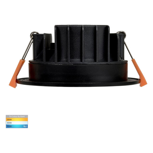 HV5522T-BLK-24V - Polly Polycarbonate Black Fixed HV5522T-BLK-24V