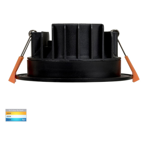 HV5522T-BLK-24V - Polly Polycarbonate Black Fixed HV5522T-BLK-24V