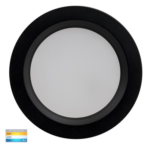 HV5522T-BLK-24V - Polly Polycarbonate Black Fixed HV5522T-BLK-24V