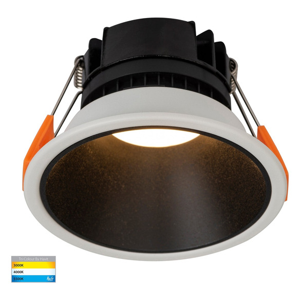 HV5528T-WB - Gleam White with Black Insert Tri HV5528T-WB