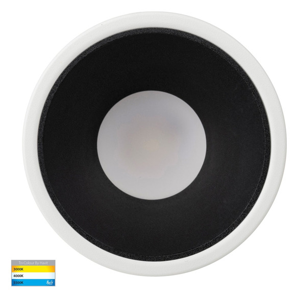 HV5528T-WB - Gleam White with Black Insert Tri HV5528T-WB