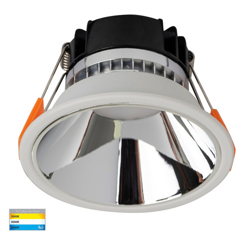 HV5528T-WC - Gleam White with Chrome Insert Tri HV5528T-WC