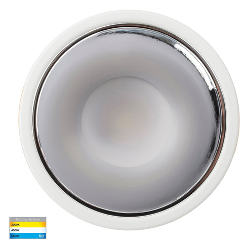 HV5528T-WC - Gleam White with Chrome Insert Tri HV5528T-WC
