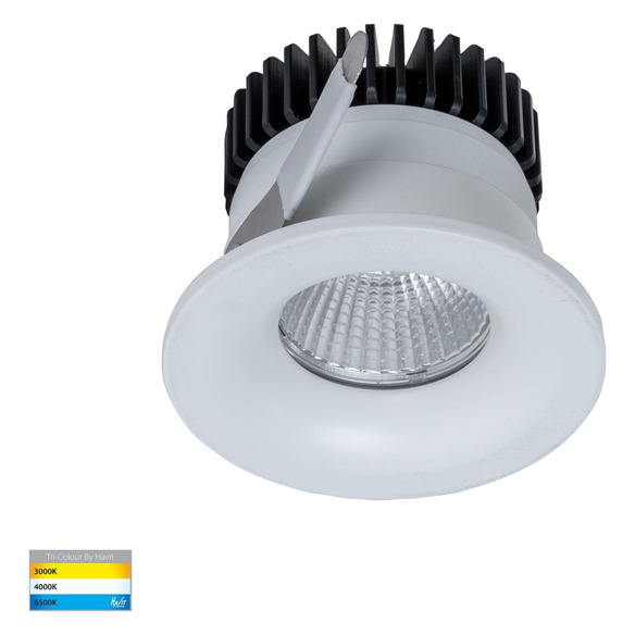 HV5703T-WHT - Niche White Round Recessed DownlightHV5703T-WHT