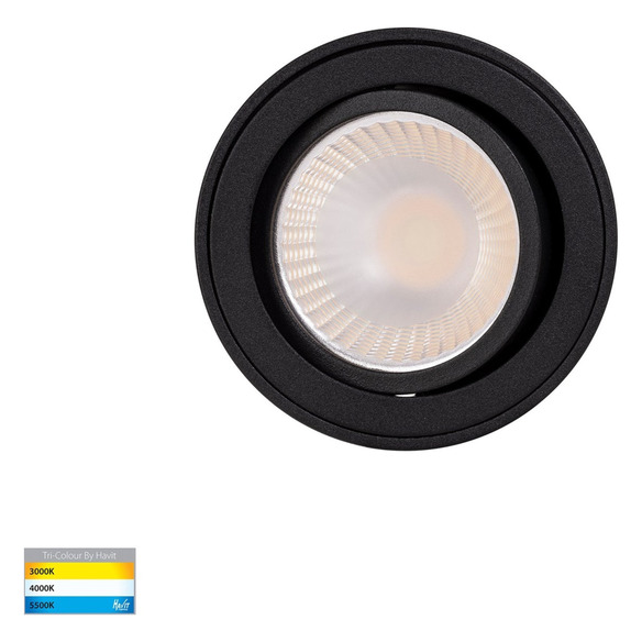 HV5812T-BLK-12V - Nella 7W LED Black Adjustable HV5812T-BLK-12V