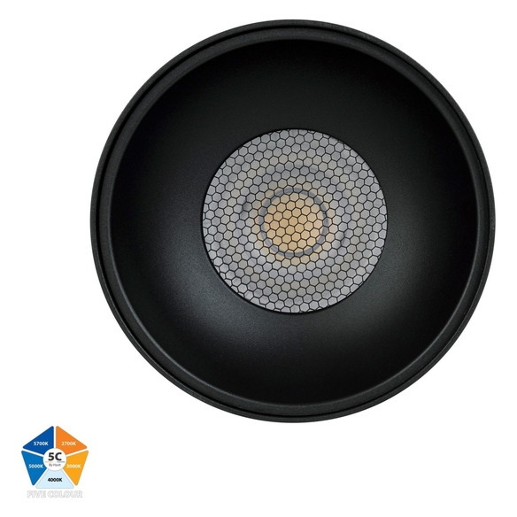 HV5843S-BLK-12V - Nella Black 18W Surface Mounted HV5843S-BLK-12V
