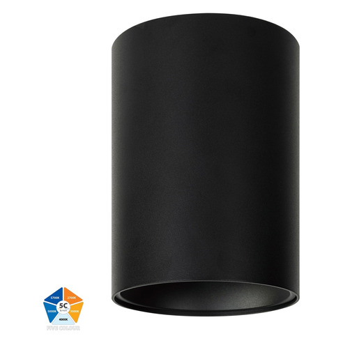 HV5844S-BLK-12V - Nella Black 24W Surface Mounted HV5844S-BLK-12V