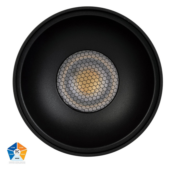 HV5844S-BLK-12V - Nella Black 24W Surface Mounted HV5844S-BLK-12V