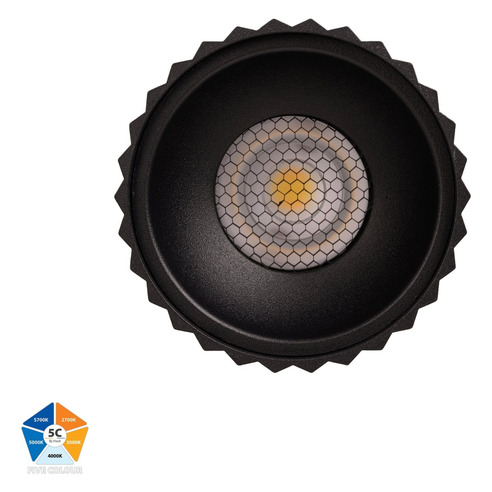 HV5852S-BLK-EXT-12V - Nella Black 12W Surface HV5852S-BLK-EXT-12V