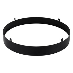HV5863-4-BLKALB - Auster Black Trim with Alabaster Glass to HV5863-4-BLKALB