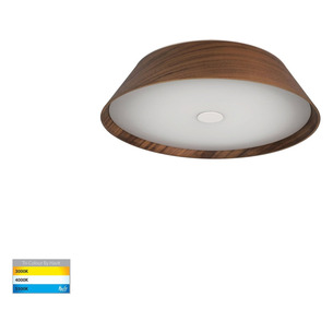 HV5871T - Noyer Walnut Timber 330mm Ceiling Mounted LED HV5871T