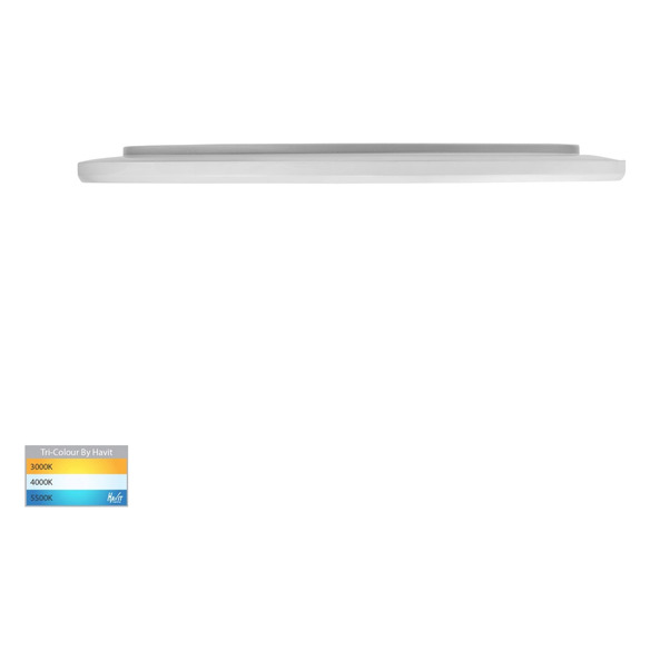 HV5878T-WHT - HV5878T-White - Slim White 30W LED Ceiling Mounted Oyster Light