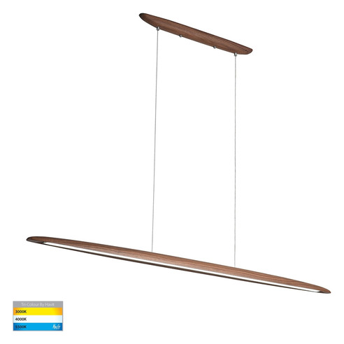 HV6012T - Noce Walnut Timber 1800mm Linear PendantHV6012T