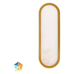 HV8011S-GLDALB - Auster Gold with Alabaster Glass Wall LightHV8011S-GLDALB
