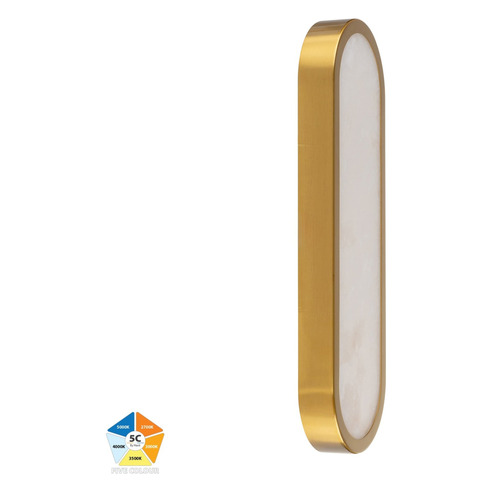 HV8011S-GLDALB - Auster Gold with Alabaster Glass HV8011S-GLDALB