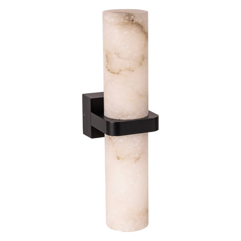 HV8079T-BLK - Albast Black Up & Down Wall Light HV8079T-BLK