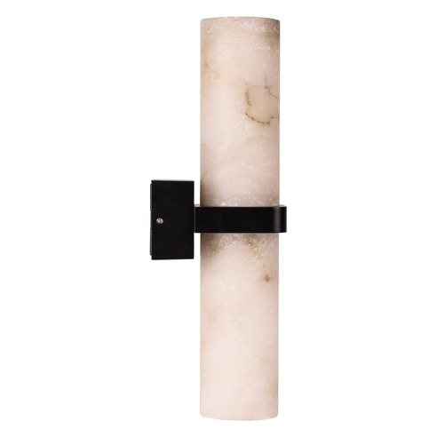 HV8079T-BLK - Albast Black Up & Down Wall Light HV8079T-BLK
