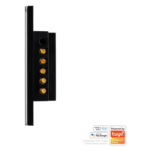 HV9210-3 - Wifi 3 Gang Black Wall SwitchHV9210-3