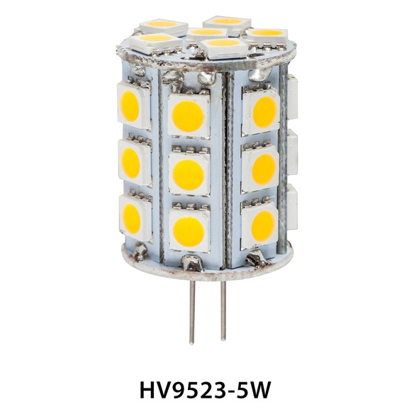 HV9523-5w - 5W G4 12v DC LED Bi Pin Globe
