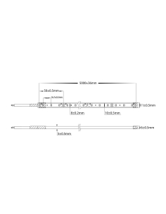 4.8W 3528 Strip Lighting - IP67 / MetreHV9723-IP67-60-5K 2