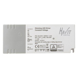 HV9668-12V25W - 25W Triac Dimmable Indoor LED DriverHV9668-12V25W