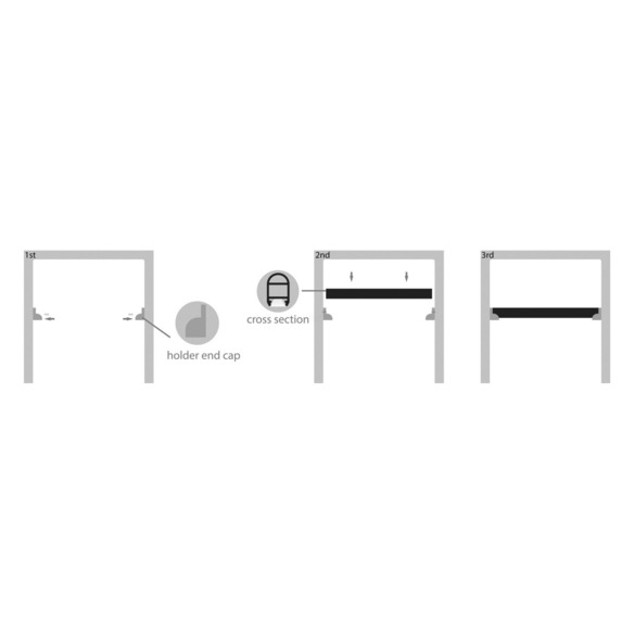 HV9692-1930-MC - HV9692-1930 - Wardrobe Aluminium HV9692-1930-MC