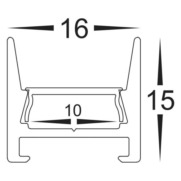 HV9693-1615-EC - HV9693-1615 - Shallow Square HV9693-1615-EC