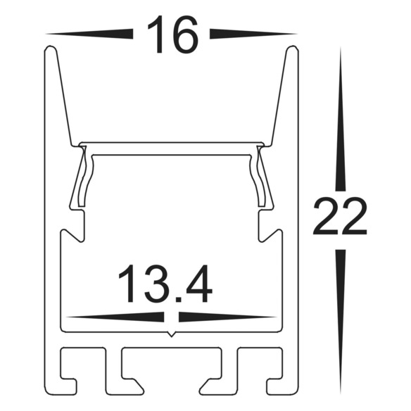 HV9693-1622-3M - HV9693-1622 - Shallow Square HV9693-1622-3M