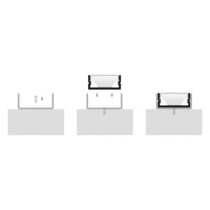 HV9693-2310-EC - HV9693-2310 - Shallow Square Aluminium HV9693-2310-EC 2
