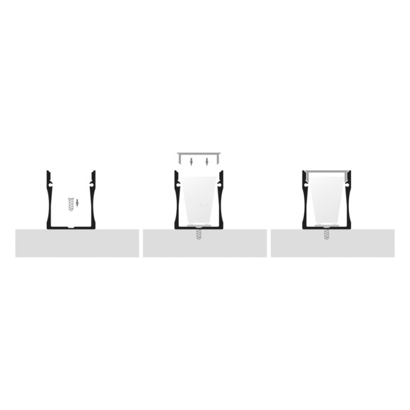 HV9693-2320-SD - HV9693-2320 - Deep Square Aluminium Profile