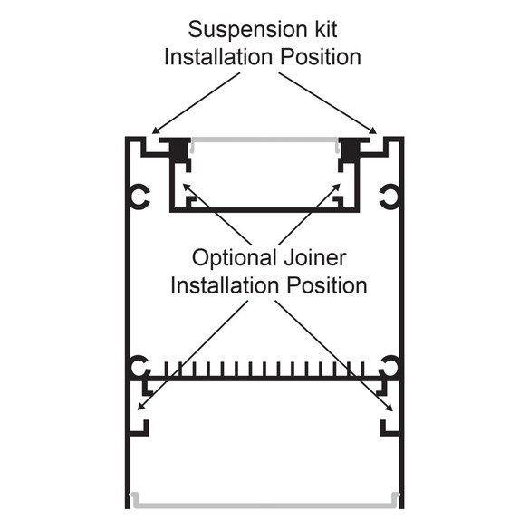 HV9693-6080-JOINER - HV9693-6080 - Deep Square Up & Down Aluminium Profile