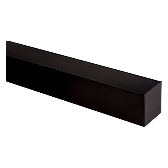 HV9693-8090-BLKSD - Black Diffuser to suit Aluminium Profile