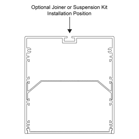 HV9693-8090-EC - HV9693-8090 - Large Deep Square Aluminium Profile