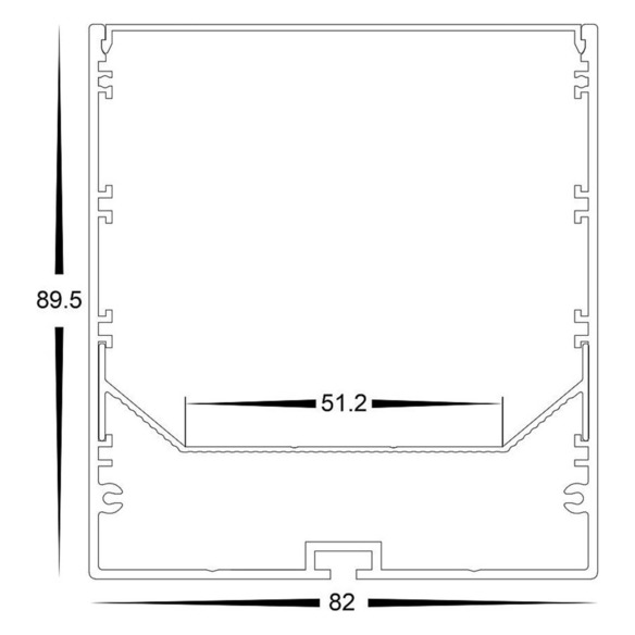 HV9693-8090-EC - HV9693-8090 - Large Deep Square HV9693-8090-EC