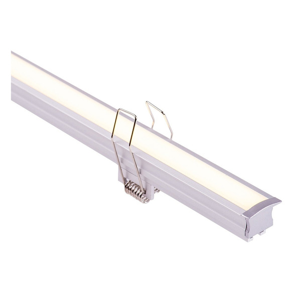 HV9695-2520-EC - HV9695-2520 - Deep Recessed Square Winged Aluminium Profile