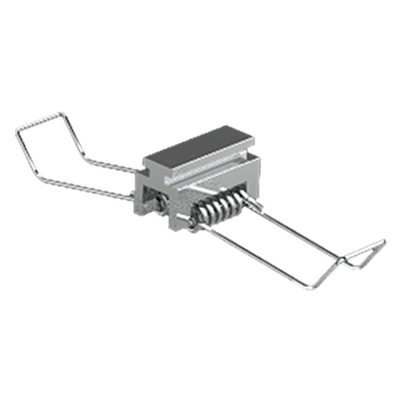 HV9695-2520-MC - HV9695-2520 - Deep Recessed Square Winged Aluminium Profile