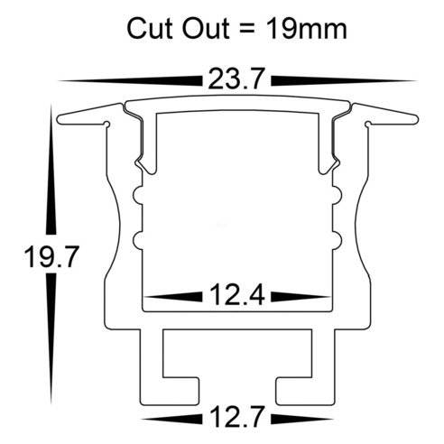 HV9695-2520-SD-ROLL - HV9695-2520 - Deep Recessed HV9695-2520-SD-ROLL
