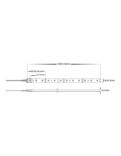 14.4W 2835 Strip Lighting - IP54 / MetreHV9783-IP54-60-4K 2