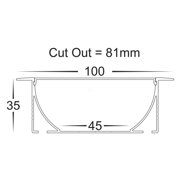 HV9695-9835-EC - HV9695-9835 - Large Deep Square HV9695-9835-EC