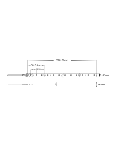 4.8W 3528 Strip Lighting - IP54 / MetreHV9723-IP54-60-4K 2