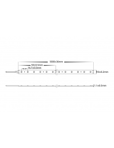 14.4W 2835 Strip Lighting - IP20 / MetreHV9783-IP20-60-4K 2