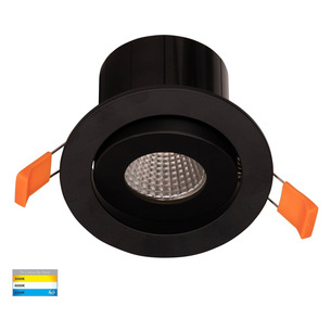 HV5512CCT-BLK - PRIME Black Tilt WIFI Downlight 90mm CutoutHV5512CCT-BLK 2