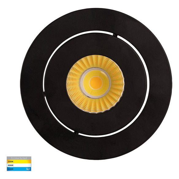 HV5512CCT-BLK - PRIME Black Tilt WIFI Downlight HV5512CCT-BLK
