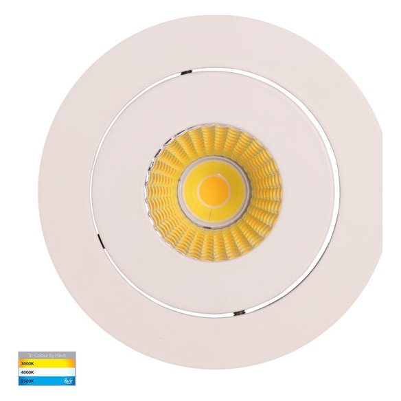 HV5512CCT-WHT - PRIME White Tilt WIFI Downlight HV5512CCT-WHT