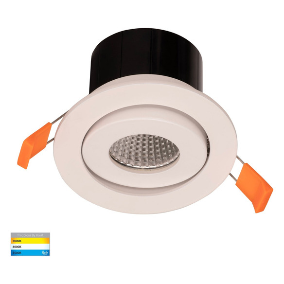 HV5512RGBCW-WHT - PRIME White Tilt WIFI Downlight HV5512RGBCW-WHT